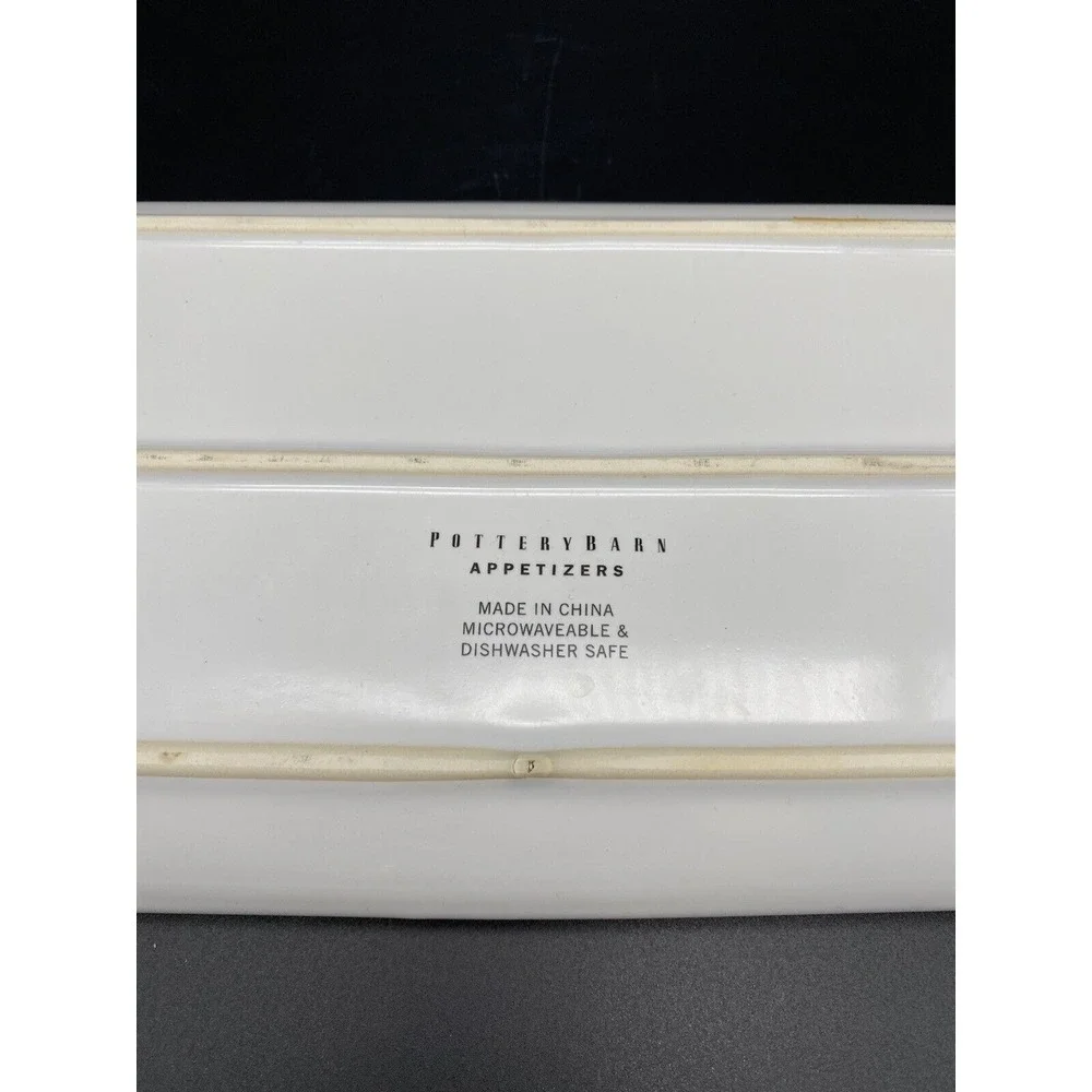 Pottery Barn‎ Ceramic Appetizer Serving Tray